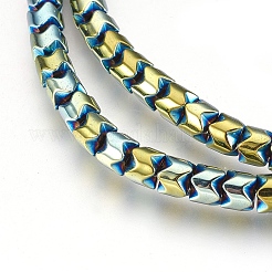 Electroplate Non-magnetic Synthetic Hematite Bead Strands&nbsp;G-I208-19-D