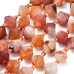 Natural Weathered Agate Beads Strands&nbsp;G-A321-G02-01