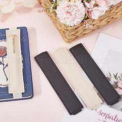 4Pcs 2 Colors Imitation Leather Pen Holder&nbsp;ABAG-CP0001-14A