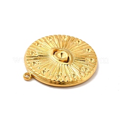 Ion Plating(IP) 304 Stainless Steel Pendants Rhinestone Setting&nbsp;STAS-I197-022G