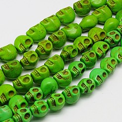 Synthetic Turquoise Beads Strands&nbsp;TURQ-G113-23x30mm-03