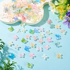 200Pcs 2 Styles Transparent Acrylic Bead Cap&nbsp;MACR-TA0002-92
