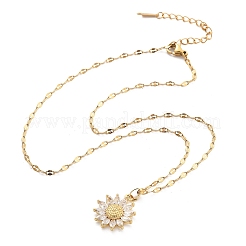 304 Stainless Steel Necklaces for Women&nbsp;NJEW-R015-01G