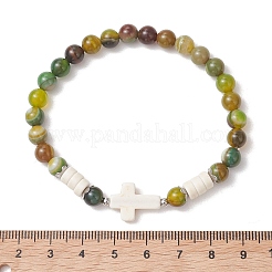 Gemstone Beaded Stretch Bracelets for Women Men&nbsp;BJEW-JB13649