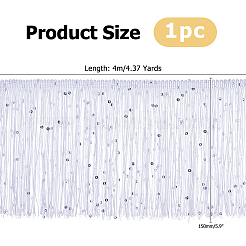 4M Paillette Tassel Polyester Ribbon Trim&nbsp;OCOR-HS0001-17A