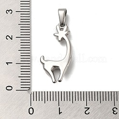 Non-Tarnish 304 Stainless Steel Pendants&nbsp;STAS-M322-09P