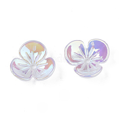 3-Petal Electroplate Acrylic Bead Caps&nbsp;PACR-T014-03