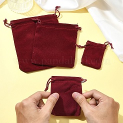 30Pcs Rectangle Velvet Pouches&nbsp;TP-FS0001-02B