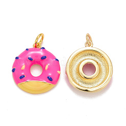 Brass Enamel Pendants&nbsp;KK-O140-06C-G