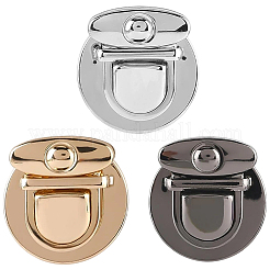 12Pcs 3 Colors Alloy Bag Tuck Lock Clasps&nbsp;FIND-CP0003-76