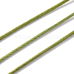 5 rolls 5 colors Nylon Satin Rattail Cords&nbsp;NWIR-PH0002-09A-01