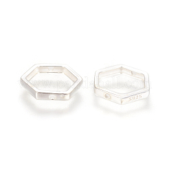 925 Sterling Silver Bead Frames&nbsp;STER-L059-01S