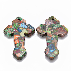 Synthetic Imperial Jasper Big Pendants&nbsp;G-R457-06D