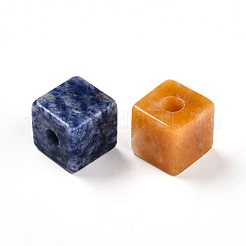 Natural Mixed Stone European Beads&nbsp;G-N345-07A-M