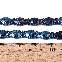 Transparency Electroplate Glass Beads Strands&nbsp;GLAA-T023-40B-06