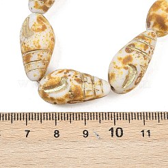 Czech Pressed Glass Beads&nbsp;GLAA-I061-49B
