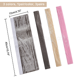 3 Pairs 3 Colors Pleuche Cloth Refrigerator Door Handle Cover&nbsp;AJEW-OC0002-12
