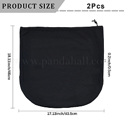 Rectangle Polyester Velveteen Cloth Dustproof Drawstring Bags for Helmets&nbsp;ABAG-WH20023-002B