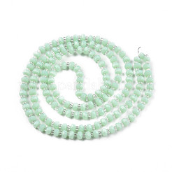 Imitation Jade Glass Beads Strands&nbsp;GLAA-N052-04