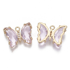 Glass Pendants&nbsp;LS-GLAA-T021-24G