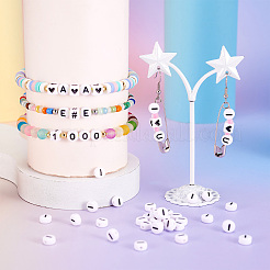 500Pcs Acrylic Horizontal Hole Letter Beads&nbsp;OACR-YS0001-03I