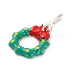 Christmas Themes Alloy Enamel Charms&nbsp;FIND-I063-01H