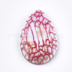 Natural Fire Agate Pendants&nbsp;G-T125-19