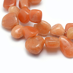 Natural Red Aventurine Beads Strands&nbsp;G-K220-27