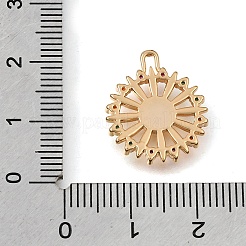 Brass Micro Pave Colorful Cubic Zirconia Pendants&nbsp;CU-K001-16G