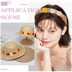 80Pcs 8 Styles Handmade Polyester Costume Accessories&nbsp;DIY-WR0004-28