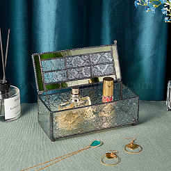 Tin Jewelry Box&nbsp;OBOX-WH0007-09