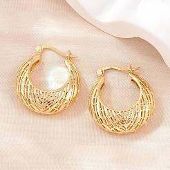 Brass Hoop Earrings for Women&nbsp;KK-Z166-11G