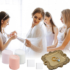 6Pcs 6 Sizes Transparent Acrylic Display Pedestals&nbsp;ODIS-DC0001-18