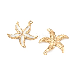 304 Stainless Steel Enamel Pendants&nbsp;STAS-Q119-10B-G