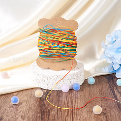 50M Gradient Color Waxed Polyester Cords&nbsp;YC-TADJ0001-04E