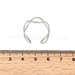 304 Stainless Steel Open Cuff Rings&nbsp;RJEW-H261-17P