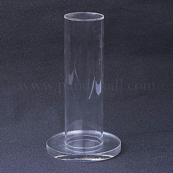 Organic Glass Vertical Tower Jewelry Bracelet Display Stand&nbsp;BDIS-G005-02