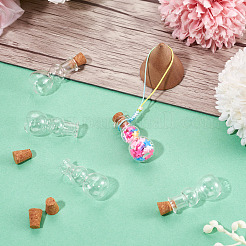 10Pcs Clear Glass Wishing Bottles&nbsp;AJEW-TA0002-85F