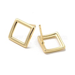 Brass Stud Earrings&nbsp;EJEW-B035-15KCG
