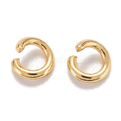 Ion Plating(IP) 304 Stainless Steel Open Jump Rings&nbsp;STAS-F084-24G-01