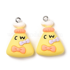 Opaque Resin Pendants&nbsp;RESI-G032-E02