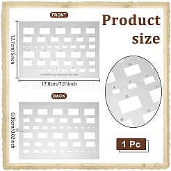 304 Stainless Steel Template&nbsp;DIY-WH0816-098A-P