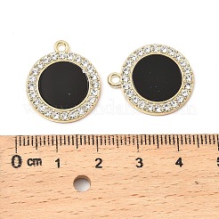Alloy Rhinestone Pendants&nbsp;FIND-B051-08G
