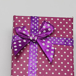 Cardboard Necklace Boxes with Bowknot and Sponge Inside&nbsp;LS-CBOX-R012-5