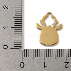 Christmas Theme 304 Stainless Steel Pendants&nbsp;STAS-Z093-08J