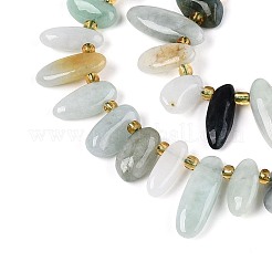 Natural Myanmar Jade Beads Strands&nbsp;G-Z091-A28