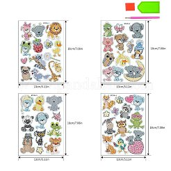Animals DIY Diamond Painting Sticker Kit&nbsp;PW-WG9363D-01