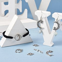 36Pcs 6 Styles Tibetan Style Zinc Alloy Connector Charms&nbsp;FIND-TA0002-96