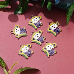 Alloy Enamel Pendants&nbsp;EA5857Y-3