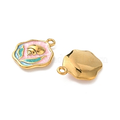 304 Stainless Steel Enamel Pendants&nbsp;STAS-I346-02G